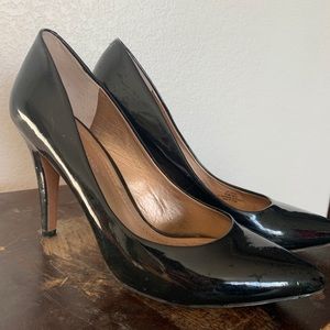 Black patent leather 3” heels